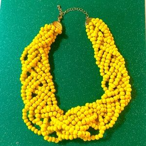 Yay for Yellow! Lovely Beaded Necklace!